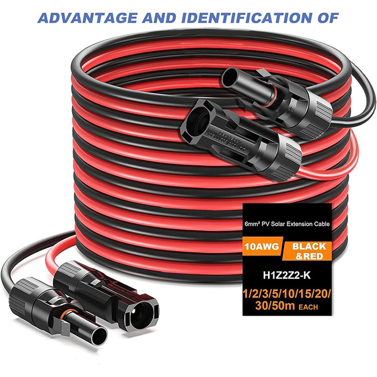Direct Burial 10AWG Eguzki Luzapen Kablea 50Ft