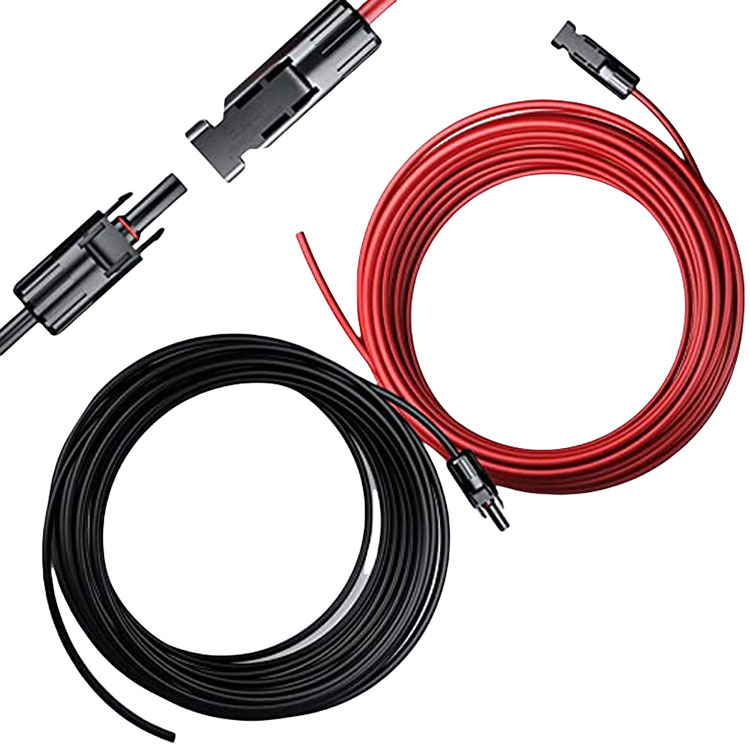 Oxigenorik gabeko kobre latatua 12AWG eguzki luzapen kablea